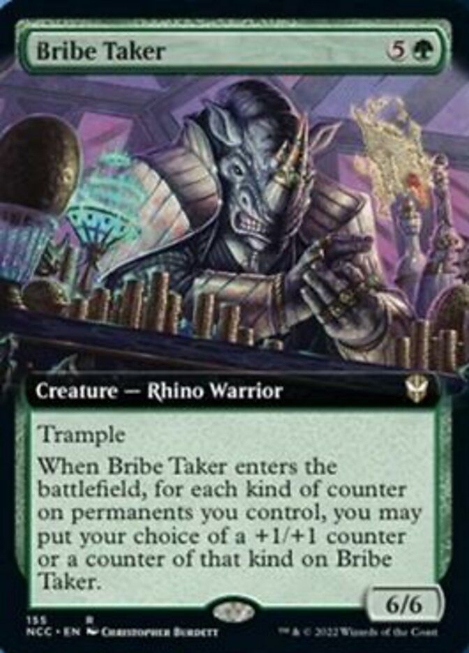 Bribe Taker (Extended Art) [Streets of New Capenna Commander] | Empire Gaming NC