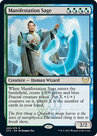 Manifestation Sage (Promo Pack) [Strixhaven: School of Mages Promos] | Empire Gaming NC