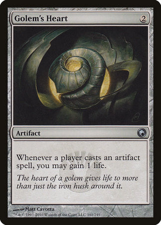 Golem's Heart [Scars of Mirrodin] | Empire Gaming NC