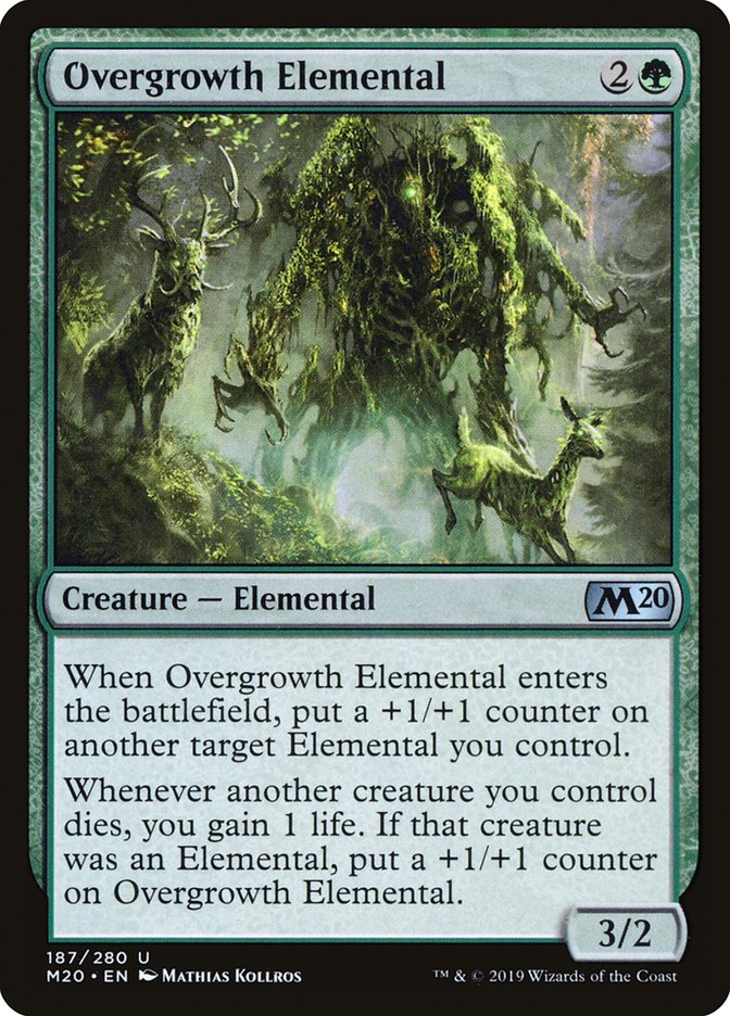 Overgrowth Elemental [Core Set 2020] | Empire Gaming NC