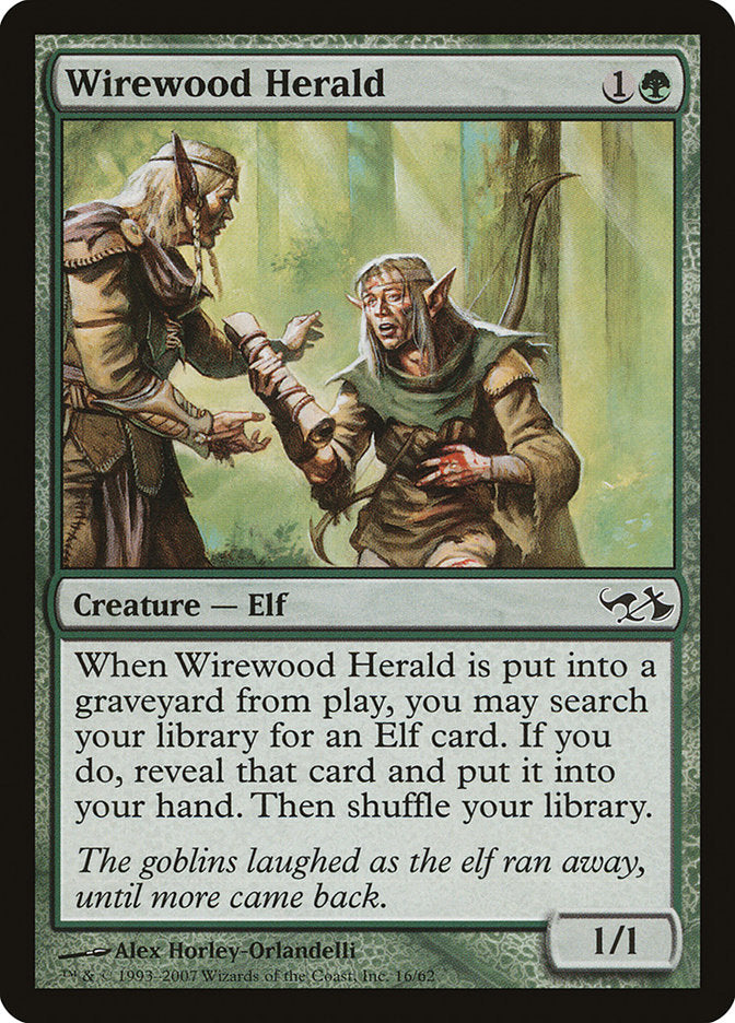 Wirewood Herald [Duel Decks: Elves vs. Goblins] | Empire Gaming NC