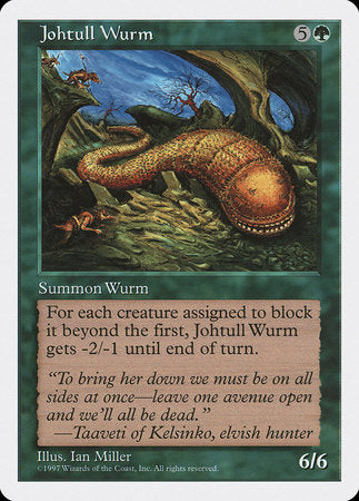 Johtull Wurm [Fifth Edition] | Empire Gaming NC