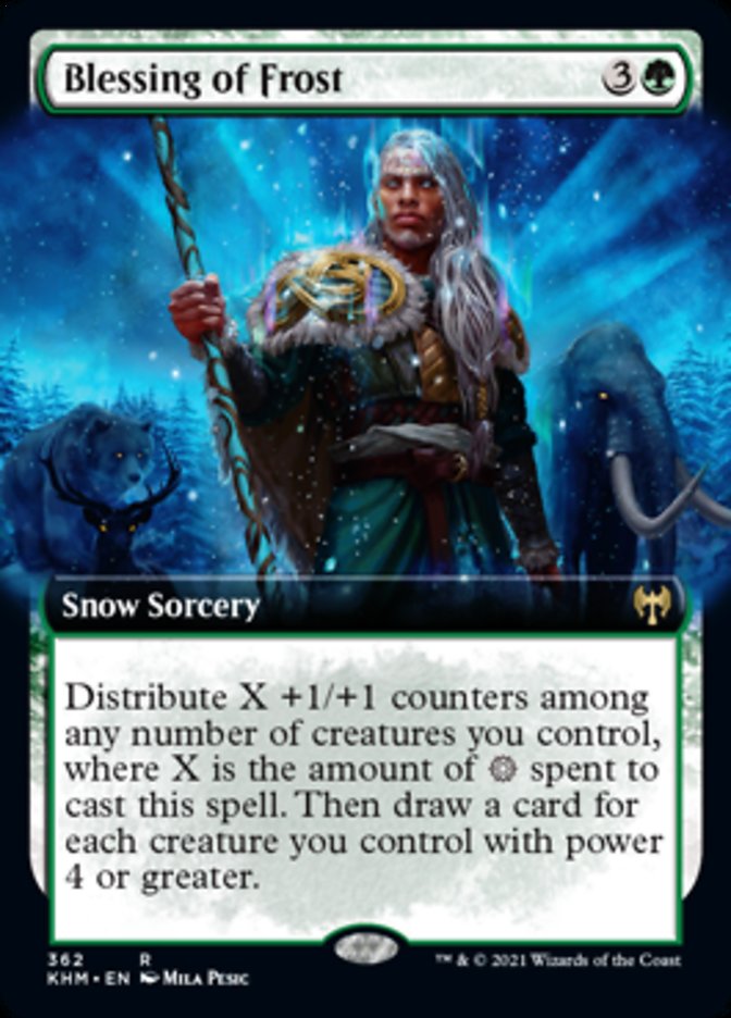 Blessing of Frost (Extended Art) [Kaldheim] | Empire Gaming NC