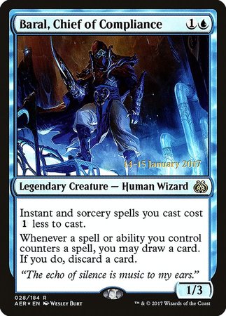 Baral, Chief of Compliance [Aether Revolt Promos] | Empire Gaming NC