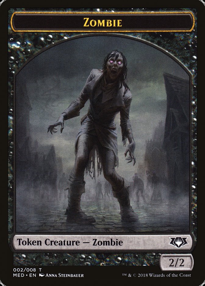 Zombie Token [Mythic Edition Tokens] | Empire Gaming NC