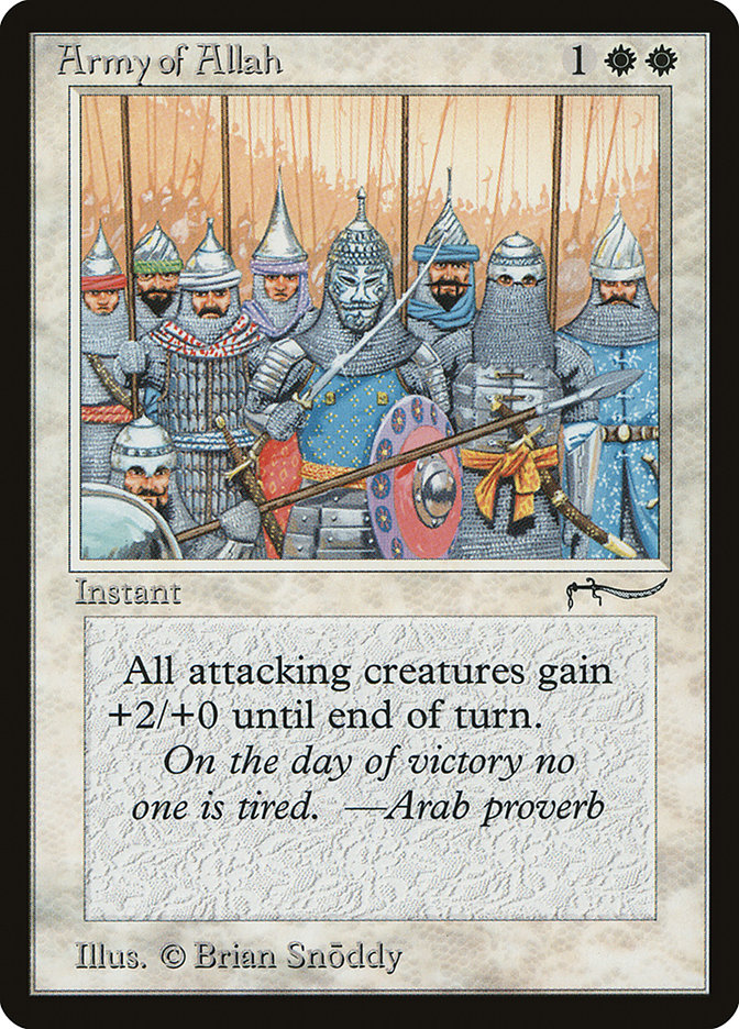 Army of Allah (Light Mana Cost) [Arabian Nights] | Empire Gaming NC