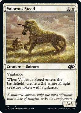 Valorous Steed [Jumpstart 2022] | Empire Gaming NC