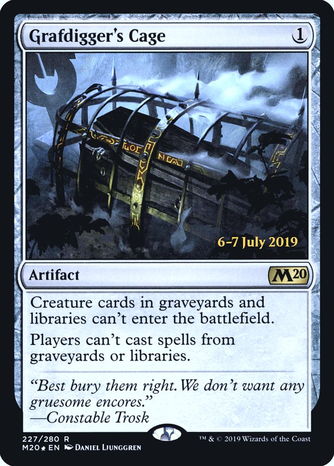 Grafdigger's Cage  [Core Set 2020 Prerelease Promos] | Empire Gaming NC