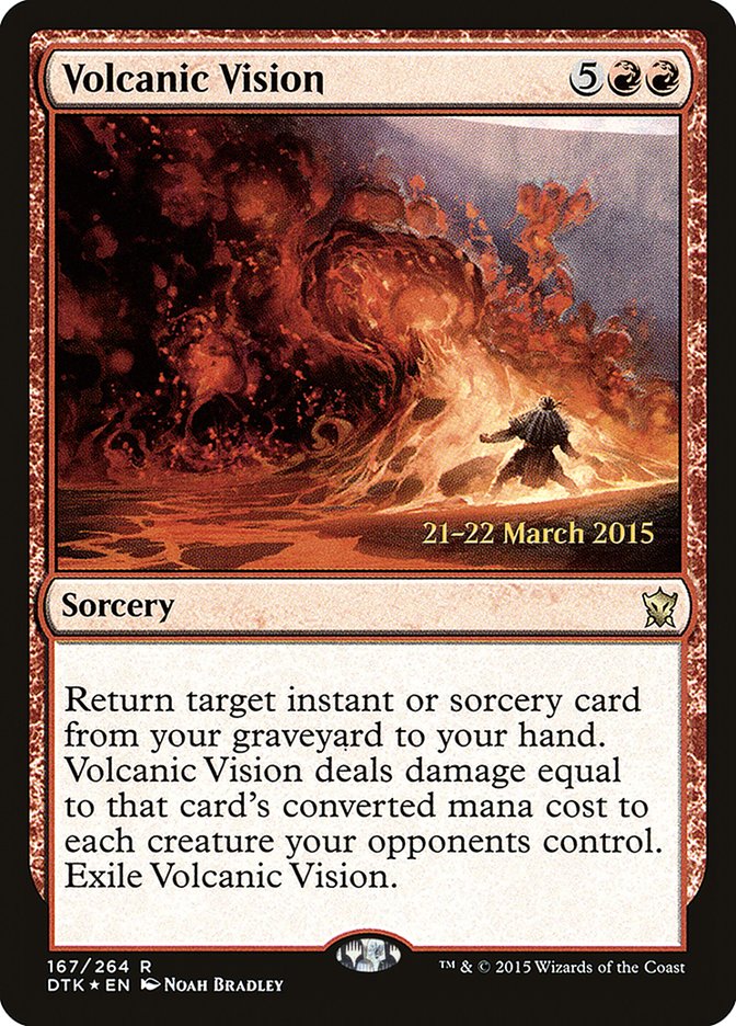 Volcanic Vision [Dragons of Tarkir Promos] | Empire Gaming NC