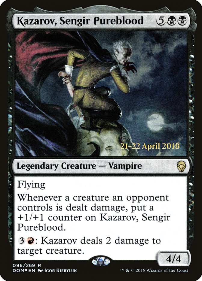 Kazarov, Sengir Pureblood [Dominaria Promos] | Empire Gaming NC