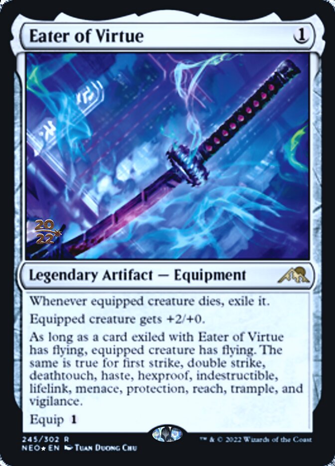 Eater of Virtue [Kamigawa: Neon Dynasty Prerelease Promos] | Empire Gaming NC