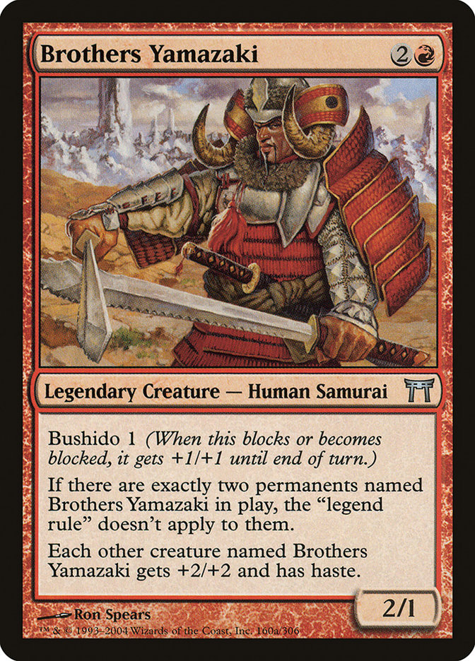 Brothers Yamazaki (160a/306) [Champions of Kamigawa] | Empire Gaming NC