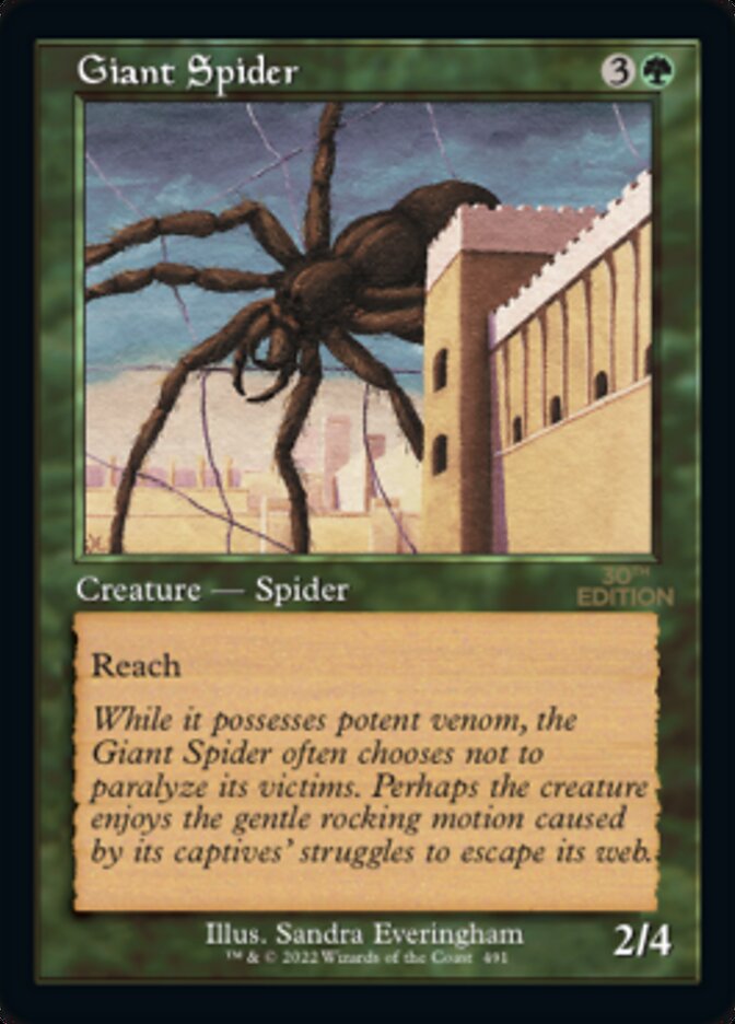 Giant Spider (Retro) [30th Anniversary Edition] | Empire Gaming NC