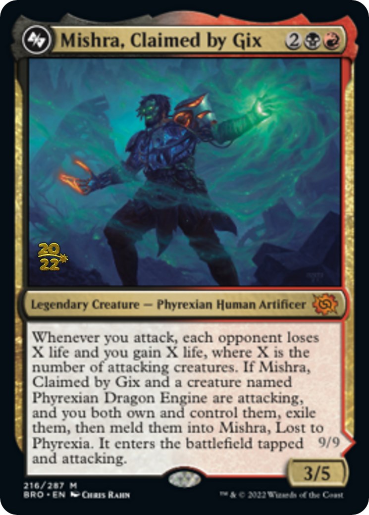 Mishra, Claimed by Gix [The Brothers' War Prerelease Promos] | Empire Gaming NC