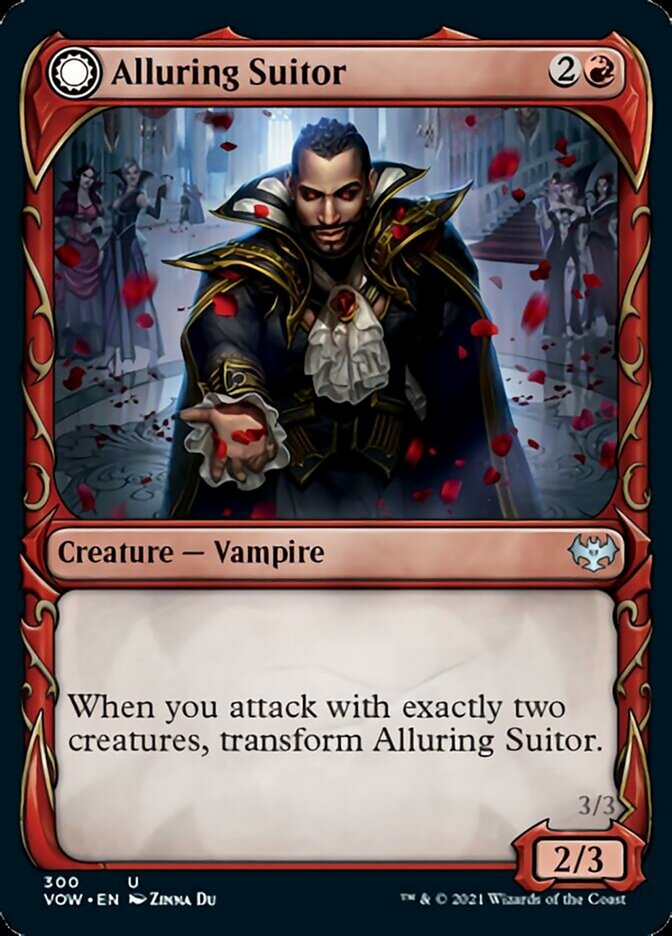 Alluring Suitor // Deadly Dancer (Showcase Fang Frame) [Innistrad: Crimson Vow] | Empire Gaming NC