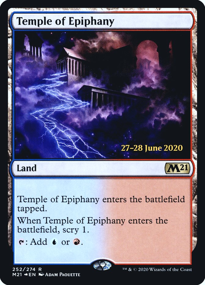 Temple of Epiphany  [Core Set 2021 Prerelease Promos] | Empire Gaming NC