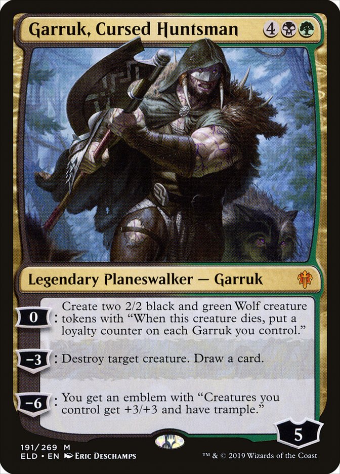 Garruk, Cursed Huntsman [Throne of Eldraine] | Empire Gaming NC