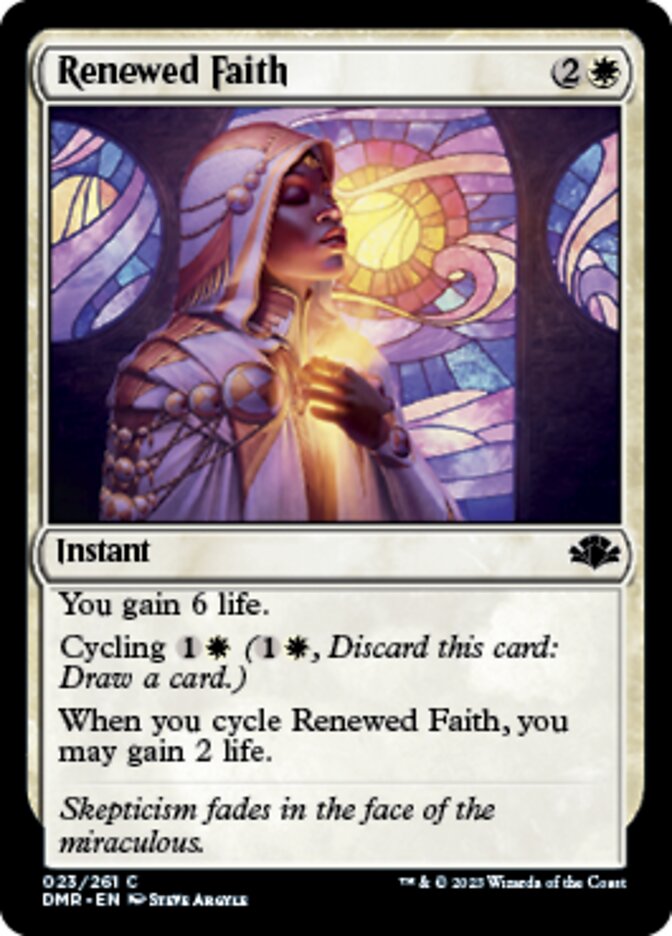 Renewed Faith [Dominaria Remastered] | Empire Gaming NC