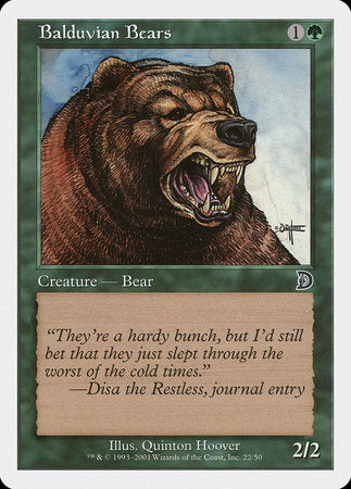 Balduvian Bears [Deckmasters] | Empire Gaming NC