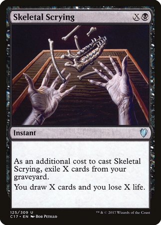 Skeletal Scrying [Commander 2017] | Empire Gaming NC