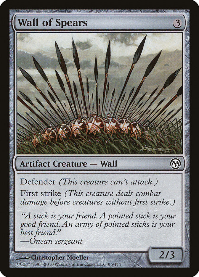 Wall of Spears [Duels of the Planeswalkers] | Empire Gaming NC