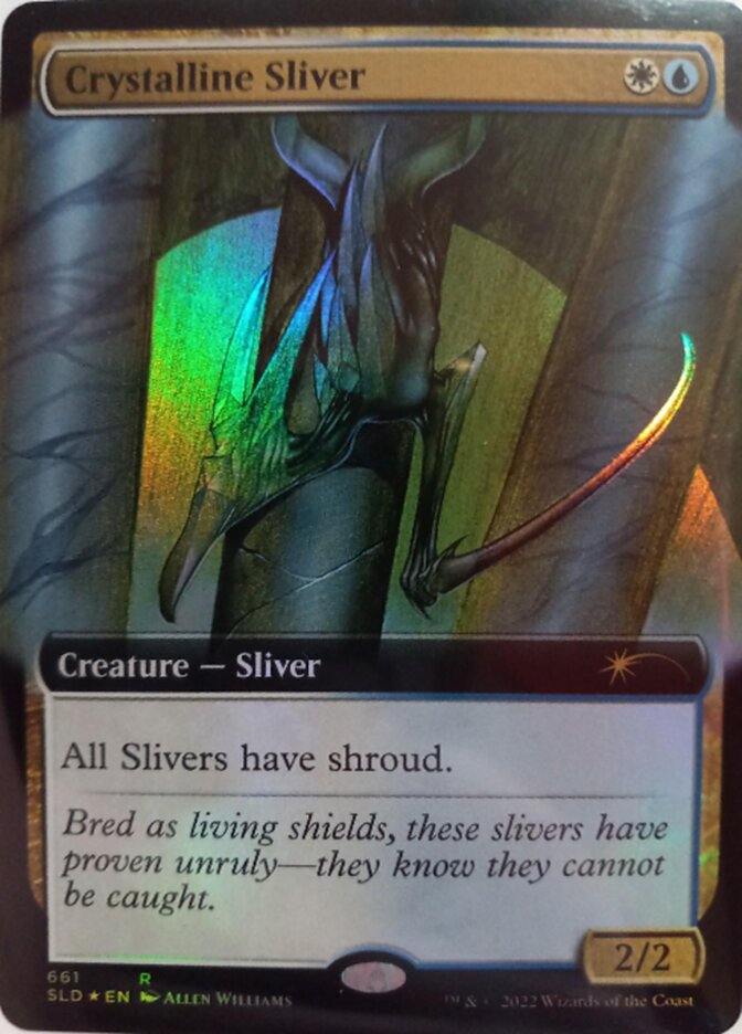 Crystalline Sliver (Extended Art) [Secret Lair Drop Promos] | Empire Gaming NC