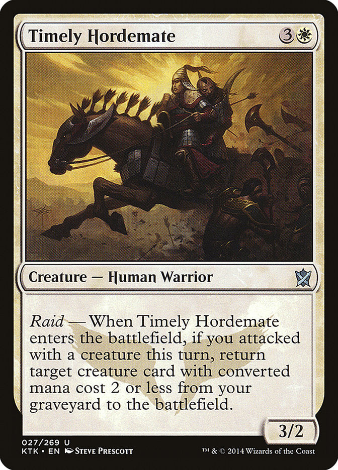 Timely Hordemate [Khans of Tarkir] | Empire Gaming NC