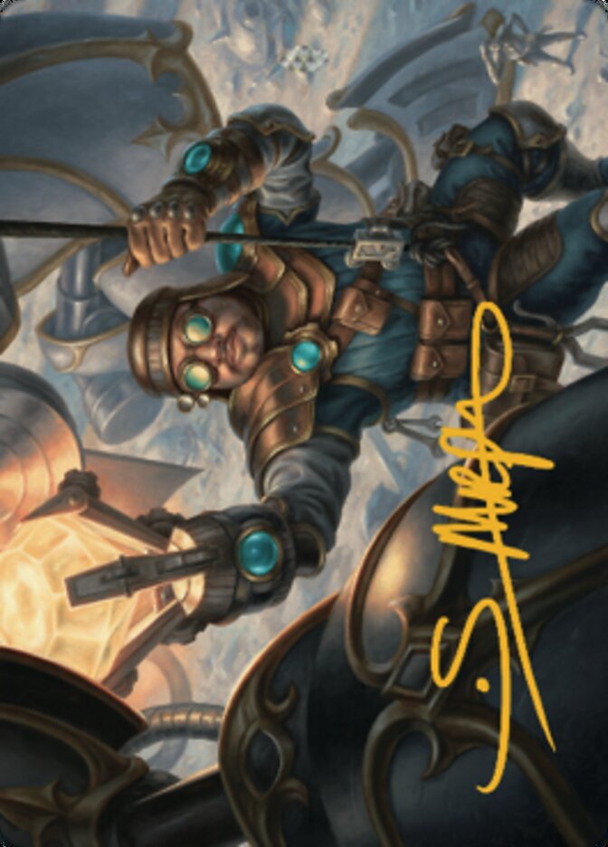 Powerstone Engineer Art Card (Gold-Stamped Signature) [The Brothers' War Art Series] | Empire Gaming NC