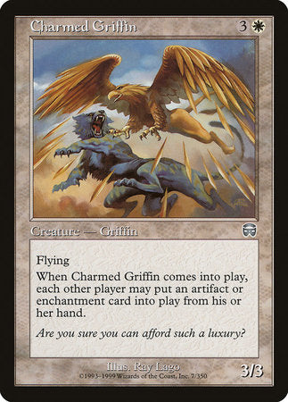 Charmed Griffin [Mercadian Masques] | Empire Gaming NC