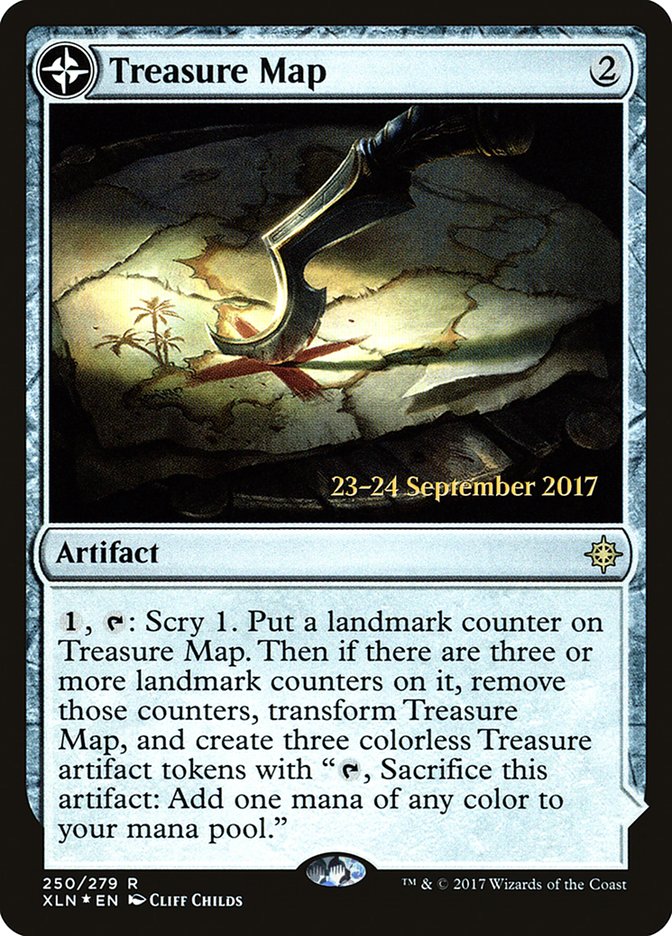 Treasure Map // Treasure Cove  [Ixalan Prerelease Promos] | Empire Gaming NC