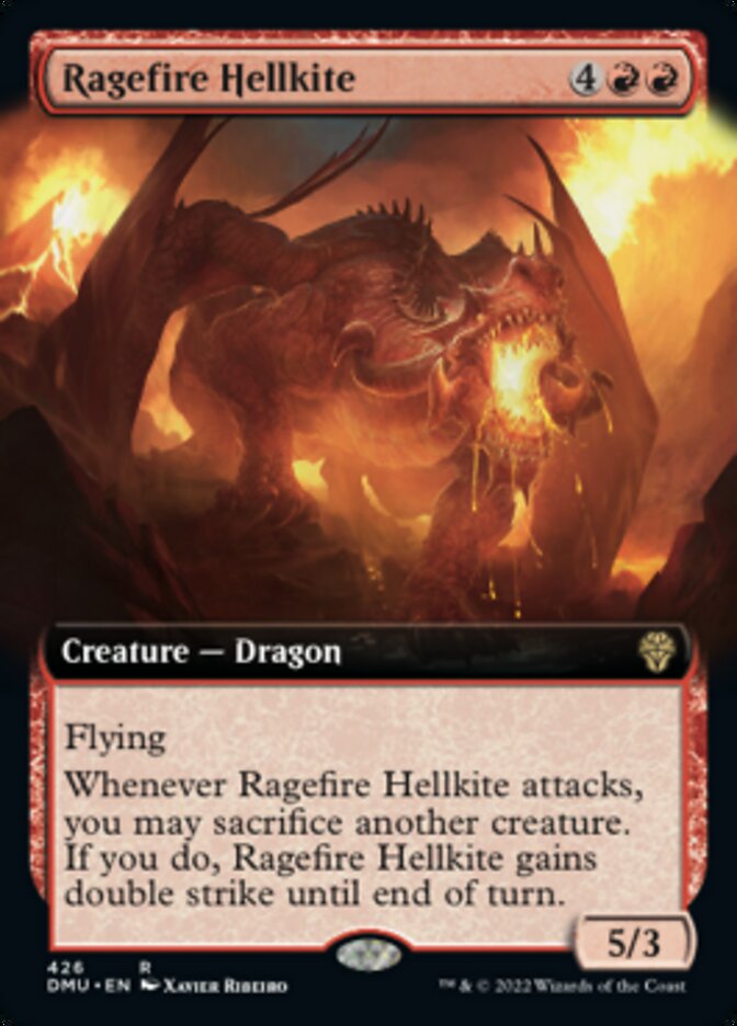 Ragefire Hellkite (Extended Art) [Dominaria United] | Empire Gaming NC