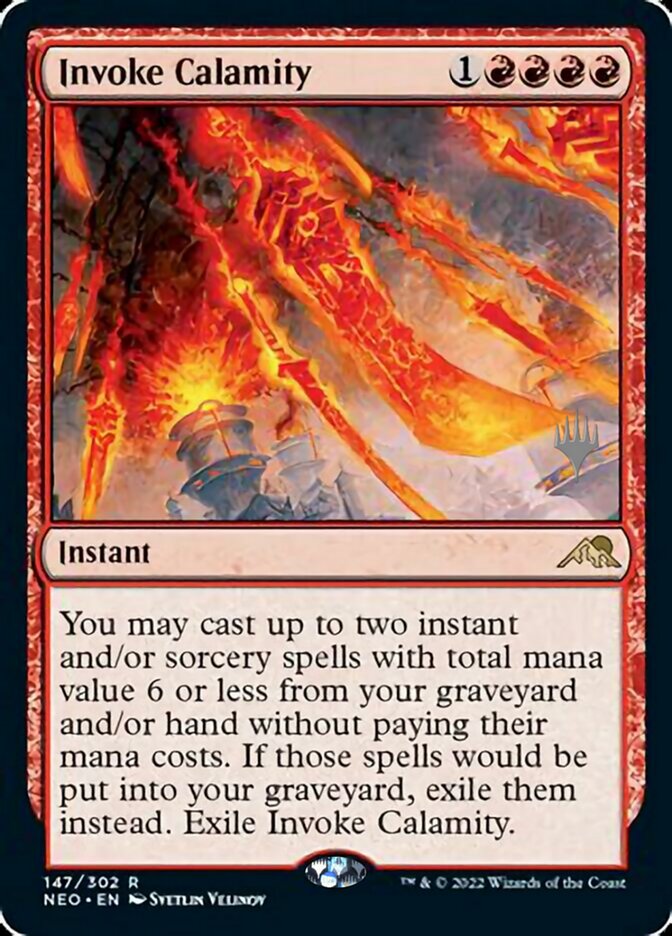 Invoke Calamity (Promo Pack) [Kamigawa: Neon Dynasty Promos] | Empire Gaming NC