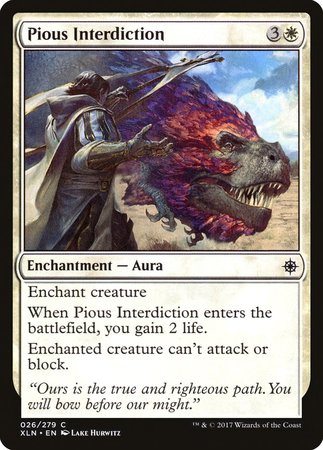 Pious Interdiction [Ixalan] | Empire Gaming NC