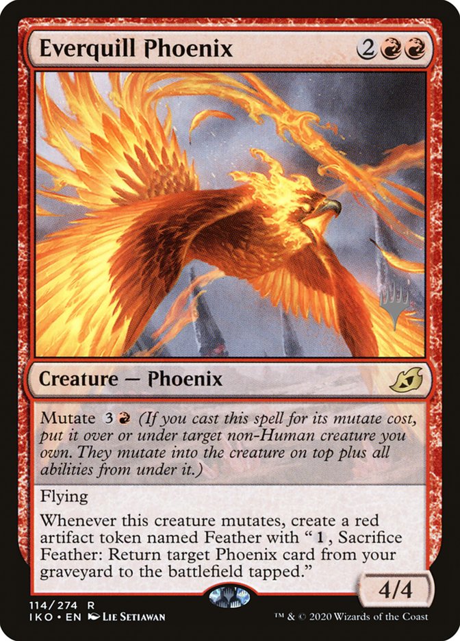 Everquill Phoenix (Promo Pack) [Ikoria: Lair of Behemoths Promos] | Empire Gaming NC