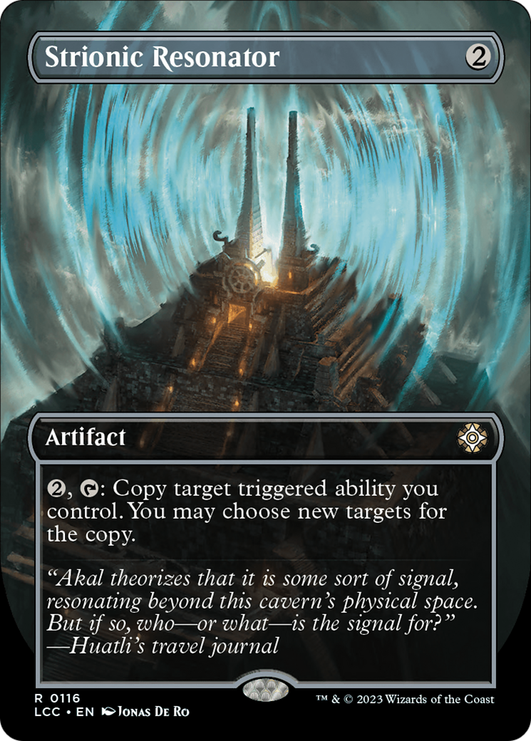 Strionic Resonator (Borderless) [The Lost Caverns of Ixalan Commander] | Empire Gaming NC