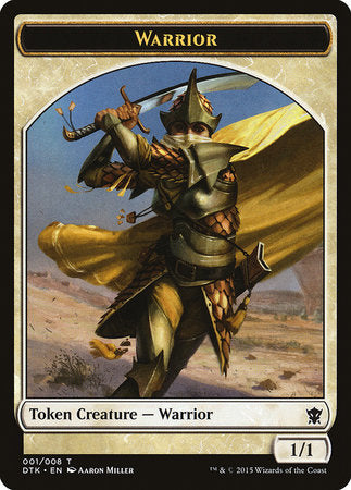 Warrior Token [Dragons of Tarkir Tokens] | Empire Gaming NC