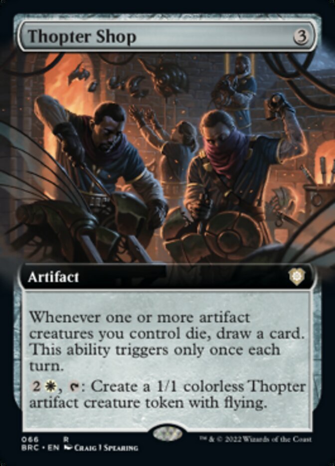 Thopter Shop (Extended Art) [The Brothers' War Commander] | Empire Gaming NC