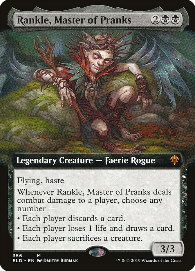 Rankle, Master of Pranks (Extended Art) [Throne of Eldraine] | Empire Gaming NC