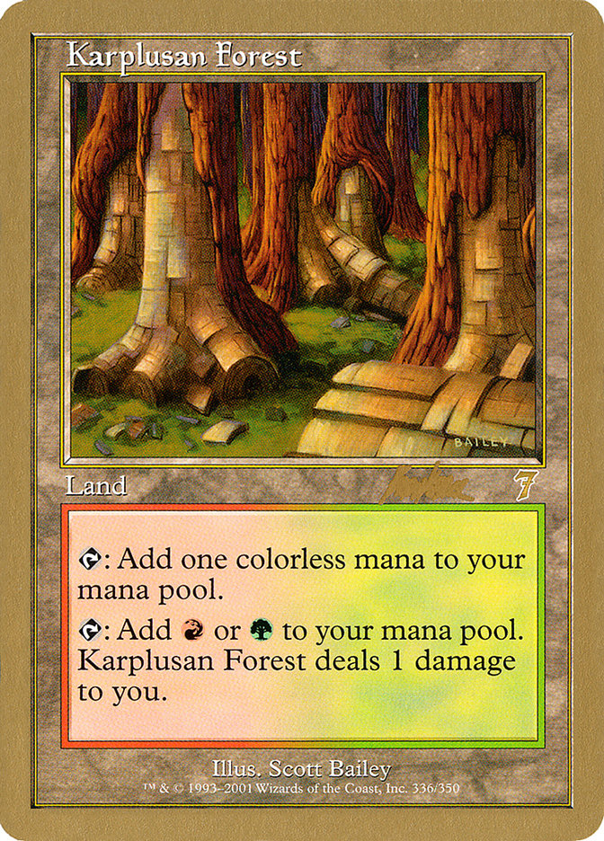 Karplusan Forest (Brian Kibler) [World Championship Decks 2002] | Empire Gaming NC