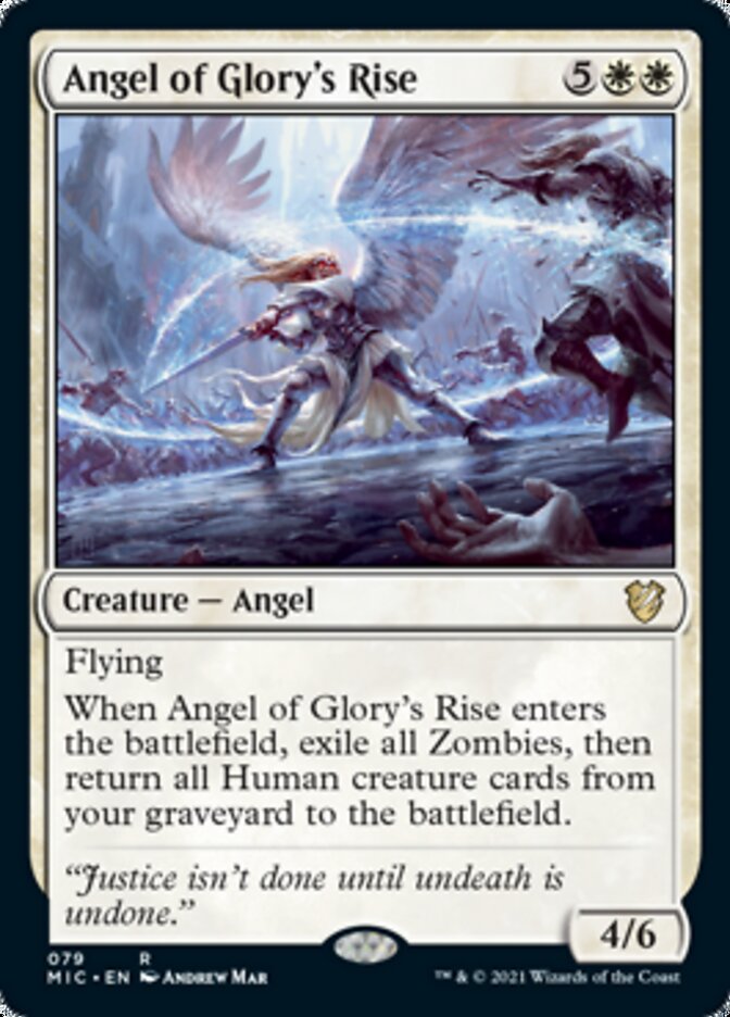 Angel of Glory's Rise [Innistrad: Midnight Hunt Commander] | Empire Gaming NC