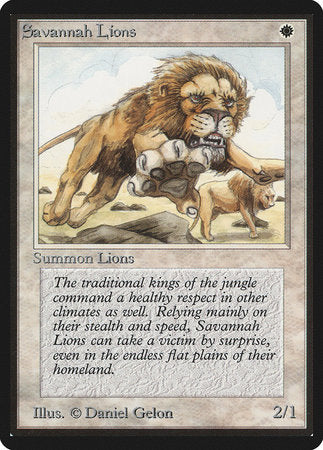 Savannah Lions [Limited Edition Beta] | Empire Gaming NC