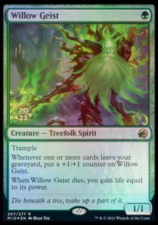 Willow Geist [Innistrad: Midnight Hunt Prerelease Promos] | Empire Gaming NC