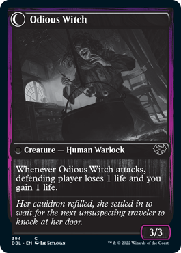 Ragged Recluse // Odious Witch [Innistrad: Double Feature] | Empire Gaming NC