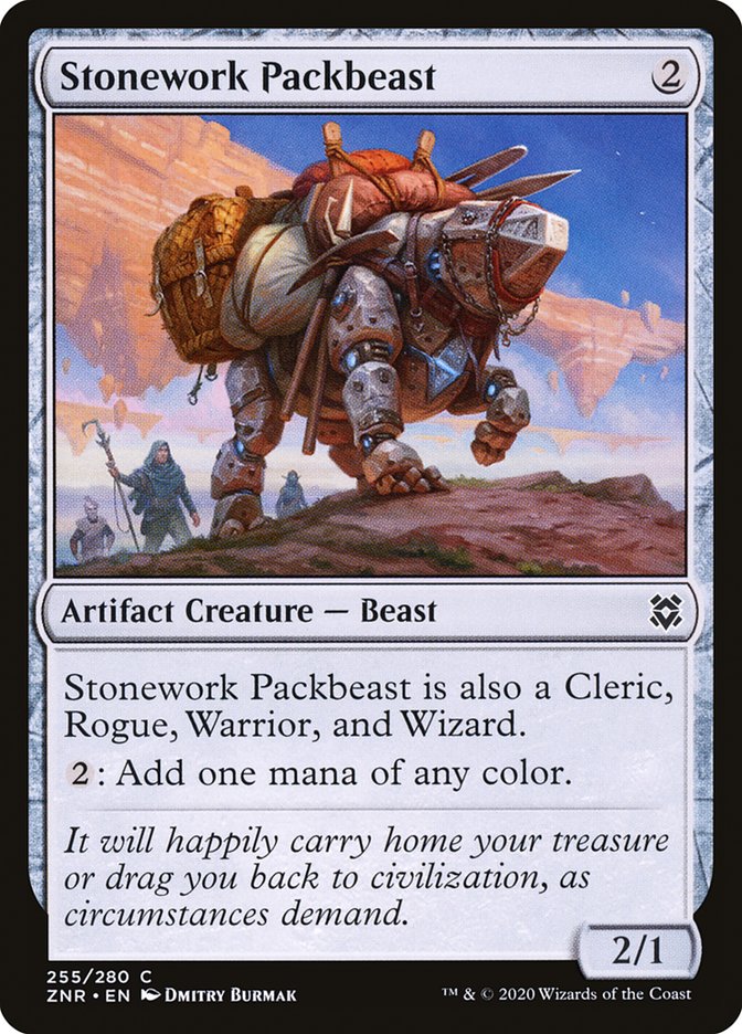 Stonework Packbeast [Zendikar Rising] | Empire Gaming NC