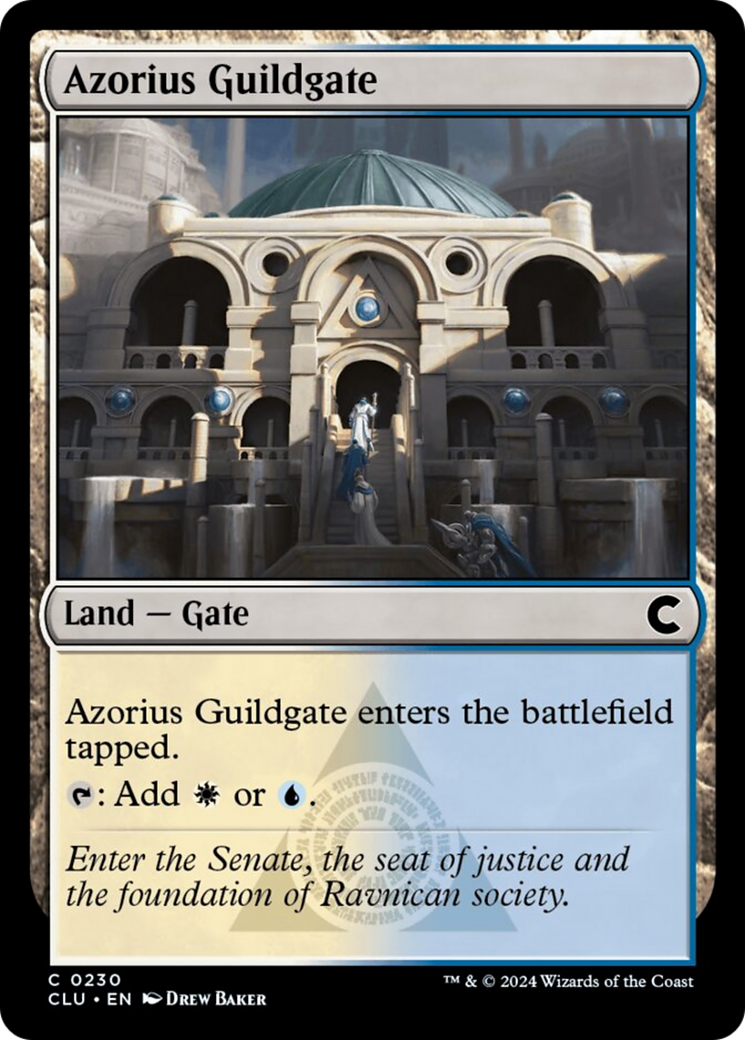 Azorius Guildgate [Ravnica: Clue Edition] | Empire Gaming NC