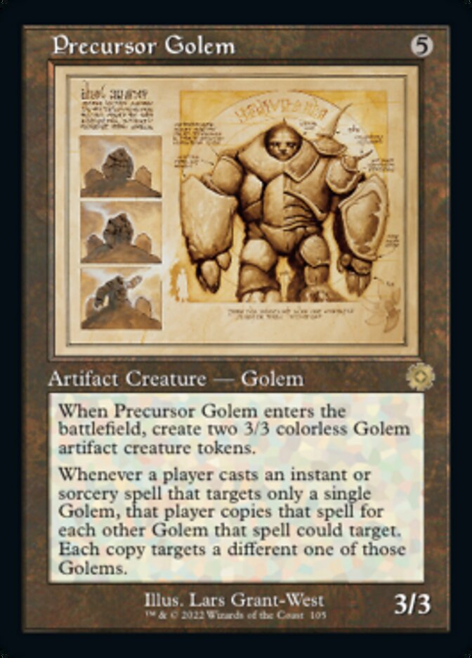 Precursor Golem (Retro Schematic) [The Brothers' War Retro Artifacts] | Empire Gaming NC