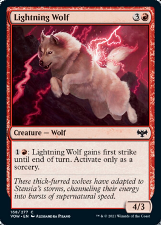 Lightning Wolf [Innistrad: Crimson Vow] | Empire Gaming NC