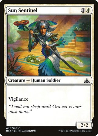 Sun Sentinel [Rivals of Ixalan] | Empire Gaming NC