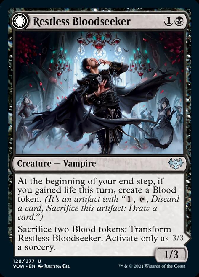 Restless Bloodseeker // Bloodsoaked Reveler [Innistrad: Crimson Vow] | Empire Gaming NC