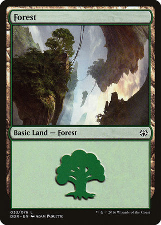 Forest (33) [Duel Decks: Nissa vs. Ob Nixilis] | Empire Gaming NC